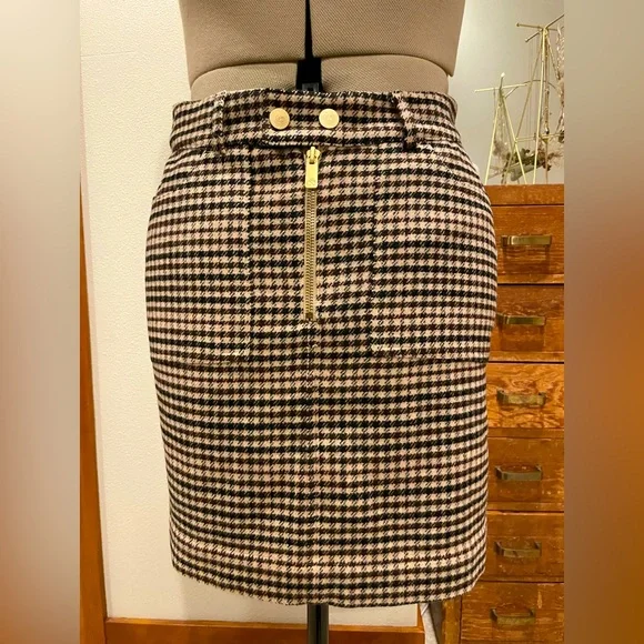 Scotch and Soda plaid a-line mini skirt, size S - Picture 2 of 9